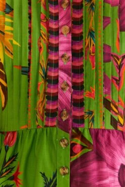 Farm Rio Maxi Flowers Organic Cotton Maxi Dress -Farm Rio Store 318179 05