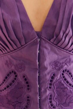 Farm Rio Purple Cropped Blouse 9 Farm Rio Purple Cropped Blouse -Farm Rio Store 318180 04