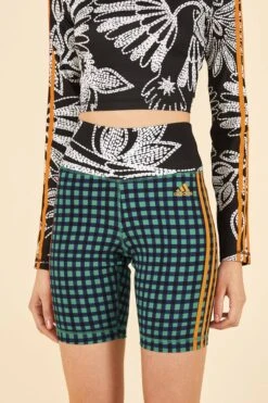 Farm Rio ADIDAS FARM Bike Shorts Green -Farm Rio Store HN3899 03