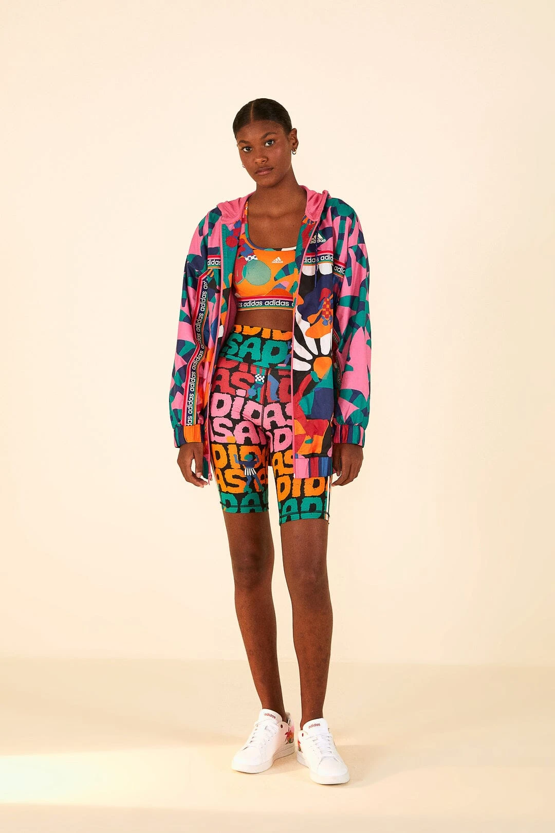 Farm Rio Adidas Farm Bike Short Black 3 Farm Rio Adidas Farm Bike Short Black