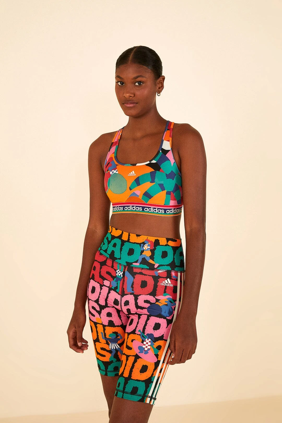 Farm Rio Adidas Farm Bike Short Black 4 Farm Rio Adidas Farm Bike Short Black - Image 2