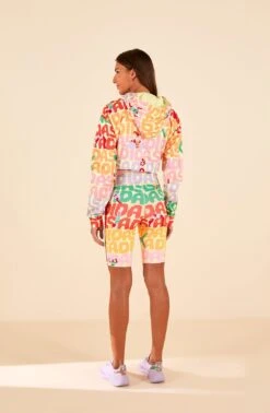 Farm Rio Adidas Farm Bike Short Pearl Citrine 10 Farm Rio Adidas Farm Bike Short Pearl Citrine -Farm Rio Store HS1186 02