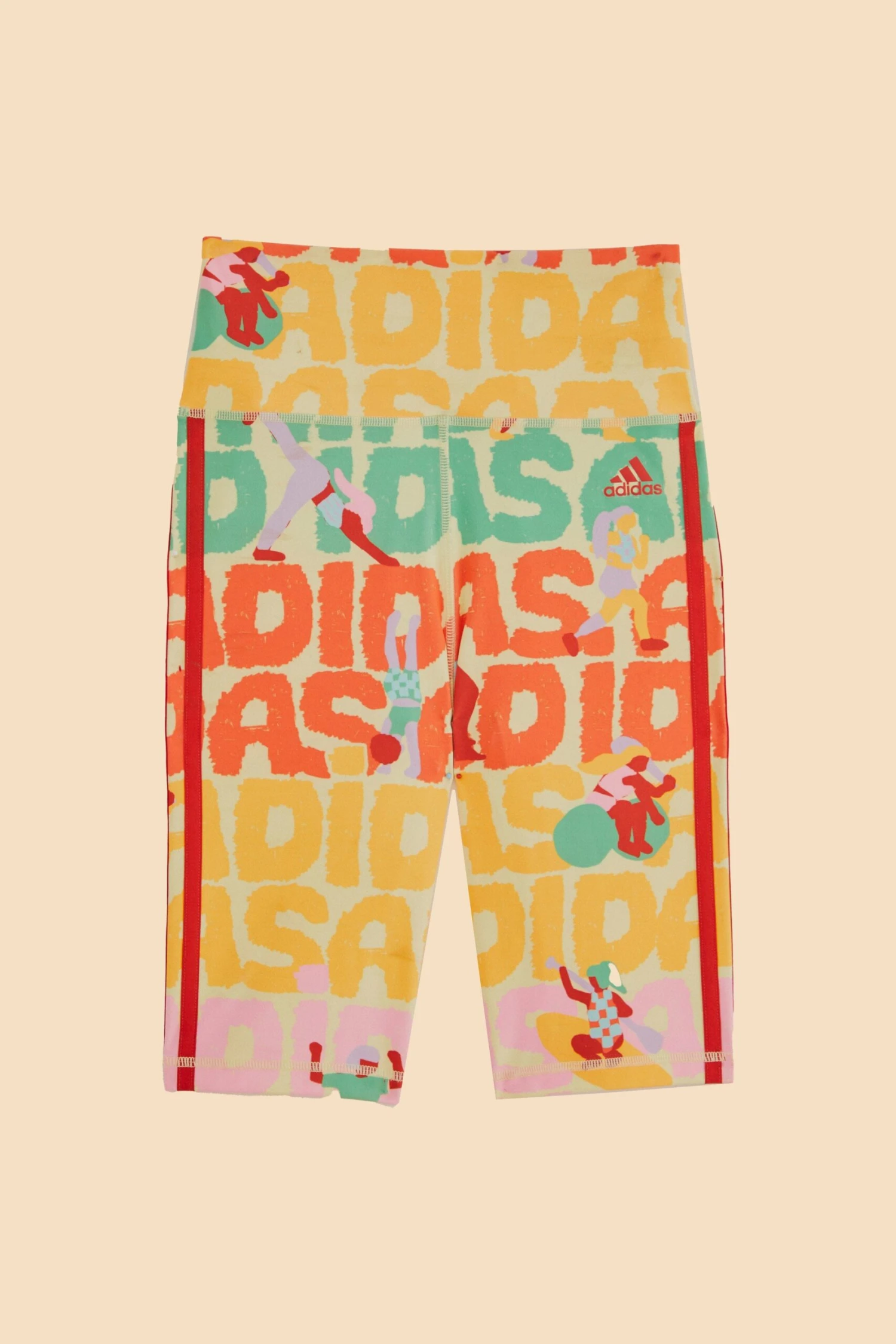 Farm Rio Adidas Farm Bike Short Pearl Citrine 8 Farm Rio Adidas Farm Bike Short Pearl Citrine - Image 6