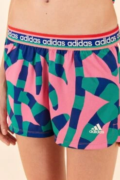 Farm Rio Adidas Farm Pacer Shorts Magenta -Farm Rio Store HS1197 03
