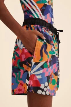 Farm Rio Adidas Farm Uf Shorts Black -Farm Rio Store HZ1165 02